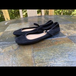 Cooperative Suede Mary Janes